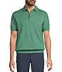 Roundtree & York Short Sleeve Jersey Solid Sweater Knit Polo - Image 1