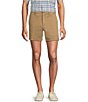 Color:Chino - Image 1 - Flat-Front Stretch 5#double; Inseam Chino Short