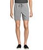 Roundtree & Yorke 7#double; Flat Front Performance Pull On Shorts, Color:Grey - Image 1