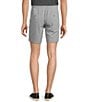 Roundtree & Yorke 7#double; Flat Front Performance Pull On Shorts, Color:Grey - Image 2