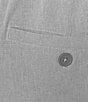 Roundtree & Yorke 7#double; Flat Front Performance Pull On Shorts, Color:Grey - Image 4