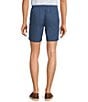 Roundtree & Yorke 7#double; Flat Front Performance Pull On Shorts, Color:Blue - Image 2