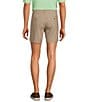 Roundtree & Yorke 7#double; Flat Front Performance Shorts, Color:Khaki Heather - Image 2