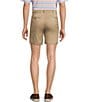 Roundtree & Yorke The Fairway 7#double; Flat Front Performance Shorts, Color:Khaki - Image 2