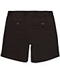 Color:Black - Image 2 - Stretch Washed 7#double; Inseam Chino Shorts