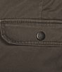 Color:Ash Brown - Image 4 - Flat Front 7#double; Inseam Hiker Chino Cargo Shorts