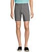Roundtree & Yorke The Links to Lounge 8#double; Flat Front Performance Pull On Shorts, Color:Grey - Image 1