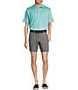Roundtree & Yorke The Links to Lounge 8#double; Flat Front Performance Pull On Shorts, Color:Grey - Image 3