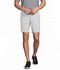 Roundtree & Yorke Solid Flat Front Performance 8#double; Inseam Shorts - Image 1