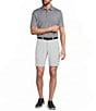 Roundtree & Yorke Solid Flat Front Performance 8#double; Inseam Shorts - Image 3