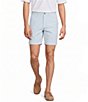 Roundtree & Yorke 8#double; Inseam Flat Front Performance Solid Nylon Shorts - Image 1