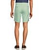 Roundtree & Yorke The Fairway 9#double; Flat Front Classic Fit Performance Shorts, Color:Green - Image 2