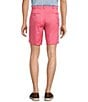 Roundtree & Yorke The Fairway 9#double; Flat Front Classic Fit Performance Shorts, Color:Red - Image 2