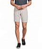 Roundtree & Yorke 9#double; Flat Front Performance Solid Texture Shorts - Image 5