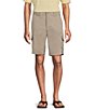 Color:Beige Grey - Image 1 - Classic-Fit Flat-Front Performance Stretch 9#double; Inseam Cargo Shorts