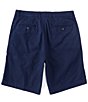 Color:Dark Navy - Image 2 - 9#double; Inseam Flat-Front Washed Chino Shorts