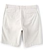 Color:Stone - Image 2 - 9#double; Inseam Flat-Front Washed Chino Shorts