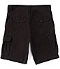 Color:Black - Image 2 - Garment Dyed 9#double; Inseam Cargo Shorts