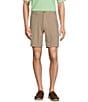 Roundtree & Yorke 9#double; Inseam Performance Shorts, Color:Khaki Heather - Image 1