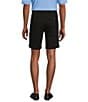 Color:Black - Image 2 - Flat Front Tech Pocket 9#double; Inseam Chino Shorts