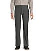 Roundtree & Yorke Andrew Straight Fit Flannel Touch Pants, Color:Charcoal - Image 1