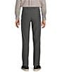 Roundtree & Yorke Andrew Straight Fit Flannel Touch Pants, Color:Charcoal - Image 2