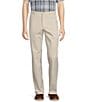 Color:Moonstruck - Image 1 - Andrew Classic Straight Fit Flat Front Luxury Chino Pants