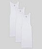 Color:White - Image 1 - Athletic Tank 3-Pack