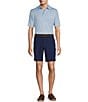 Roundtree & Yorke Big & Tall 9#double;-11#double; Performance Shorts, Color:Night Sky Heather - Image 3