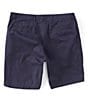 Color:Dark Navy - Image 2 - Big & Tall 9#double;/11#double; Inseam Flat Front Washed Chino Shorts