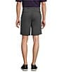 Color:Grey Smoke - Image 2 - Big & Tall Casuals Classic Fit Flat Front Washed Chino 9#double; And 11#double; Inseam Shorts