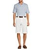 Color:White - Image 3 - Big & Tall Classic-Fit Multi Pocket Utility Cargo 13#double; Inseam Shorts