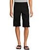 Color:Black - Image 1 - Big & Tall Classic-Fit Multi Pocket Utility Cargo 13#double; Inseam Shorts