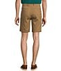 Roundtree & Yorke Big & Tall Flat Front Washed Chino 9#double; Inseam Shorts, Color:British Chino - Image 2