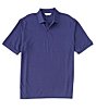 Color:Ink Blue - Image 1 - Big & Tall Gold Label Short-Sleeve Solid Birds Eye Polo Shirt