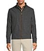 Roundtree & Yorke Big & Tall Herringbone Wool Hipster Jacket, Color:Charcoal - Image 3