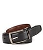 Color:Black - Image 1 - Big & Tall Hi-Lo Reversible Leather Belt