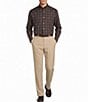 Roundtree & Yorke Big & Tall Medium Plaid Twill Sport Shirt - Image 3