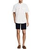 Roundtree & Yorke Big & Tall Performance Charter Vented Short Sleeve Solid Sport Shirt, Color:Bright White - Image 3