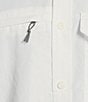 Roundtree & Yorke Big & Tall Performance Charter Vented Short Sleeve Solid Sport Shirt, Color:Bright White - Image 4