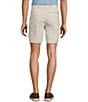 Roundtree & Yorke Big & Tall Performance Classic Fit Flat Front 11#double; Cargo Shorts, Color:Stone Grey - Image 2