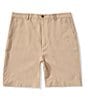 Roundtree & Yorke Big & Tall Performance Flat Front Partial E-Waist 7#double; Inseam Shorts - Image 3