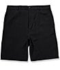Roundtree & Yorke Big & Tall Performance Flat Front Partial E-Waist 7#double; Inseam Shorts - Image 1