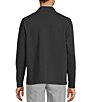 Roundtree & Yorke Big & Tall Performance Long Sleeve Performance Solid Quarter Zip Pullover, Color:Black - Image 2