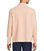 Roundtree & Yorke Big & Tall Performance Long Sleeve Performance Solid Quarter Zip Pullover, Color:Orange - Image 2