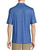 Color:Surf Blue - Image 2 - Big & Tall Performance Short Sleeve Golf Ball Tee Print Polo Shirt