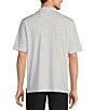 Color:Bright White - Image 2 - Big & Tall Performance Short Sleeve Solid Jacquard Polo Shirt