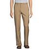 Color:Khaki - Image 1 - Big & Tall Performance Stewart Classic Fit Flat Front Solid Pants