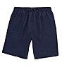 Color:Dark Navy - Image 1 - Big & Tall Portside 6#double; and 8#double; Inseam Swim Trunks