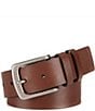 Roundtree & Yorke Big & Tall Rodgers Leather Belt, Color:Brown - Image 1